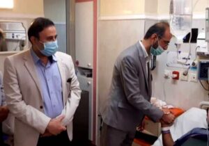 نگهبان فداکار از سرایت آتش سوزی در مرکز خدمات سلامت دیلم جلوگیری کرد