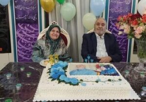 ۷۱ سال زندگی مشترک عاشقانه با ۸۰ فرزند و نوه+عکس
