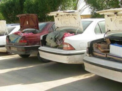 توقف کاروان خودرو‌های شوتی در دیلم