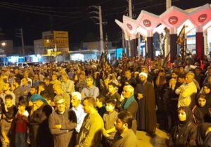 مراسم عزاداری و گرامیداشت شهدای خدمت در دیلم برگزار شد