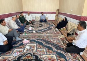 دیدار در منزل مدیر کل بنیاد شهید با ۱۱ خانواده شاهد و ایثارگر در شهرستان دیلم