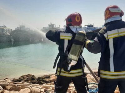 برگزاری رزمایش اطفا حریق ساعت صفر در بندر دیلم